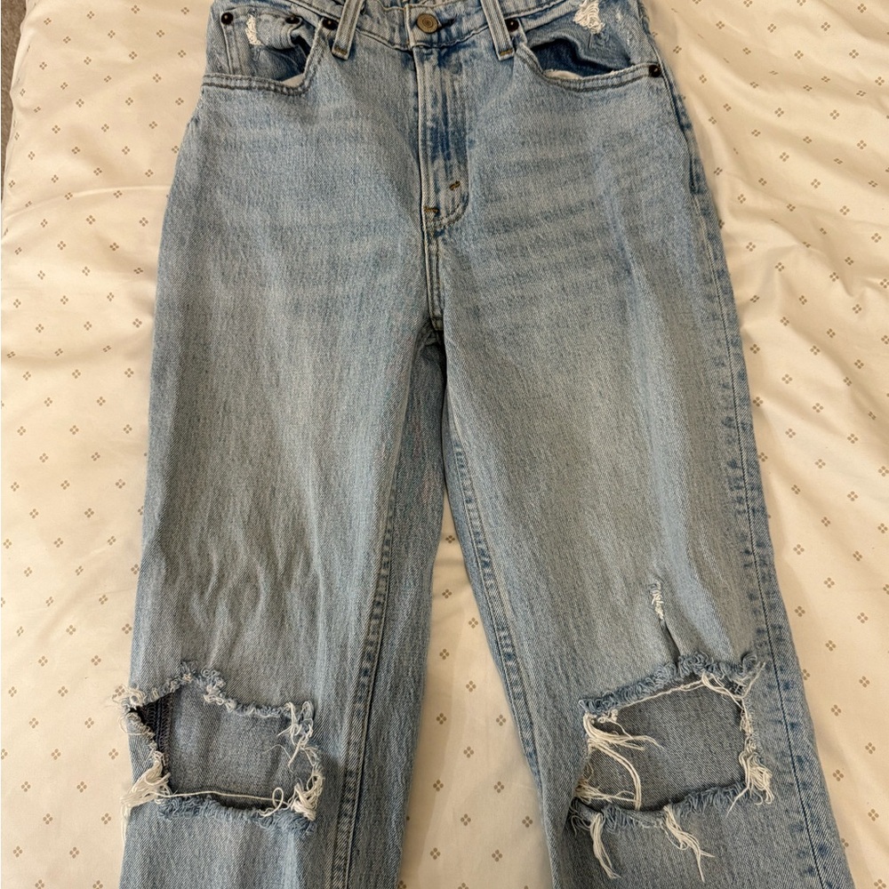 Abercrombie & Fitch 90s straight ultra high rise